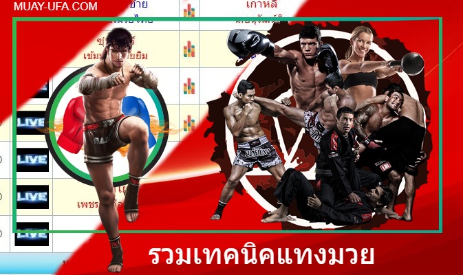 รวมเทคนิคแทงมวย ออนไลน์ที่ MUAY-UFA